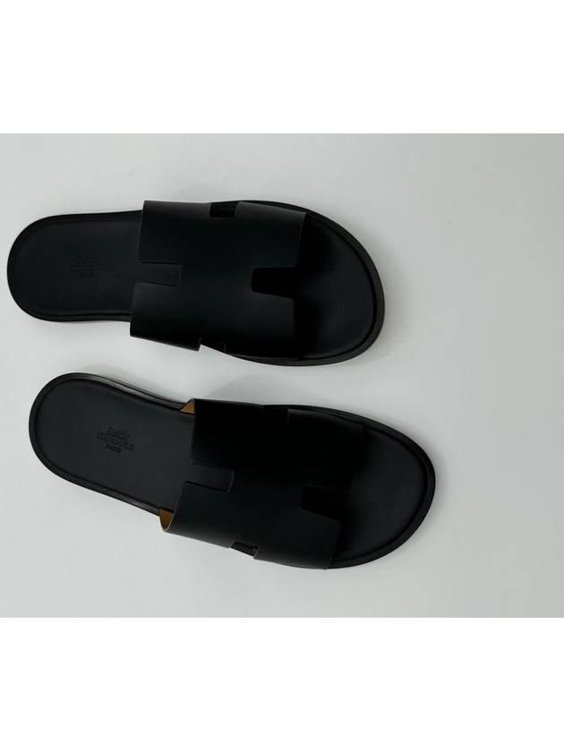 Izmir Leather Slippers Gold - HERMES - BALAAN 5