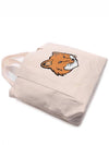 Fox Head Print Tote Bag Ecru - MAISON KITSUNE - BALAAN 6