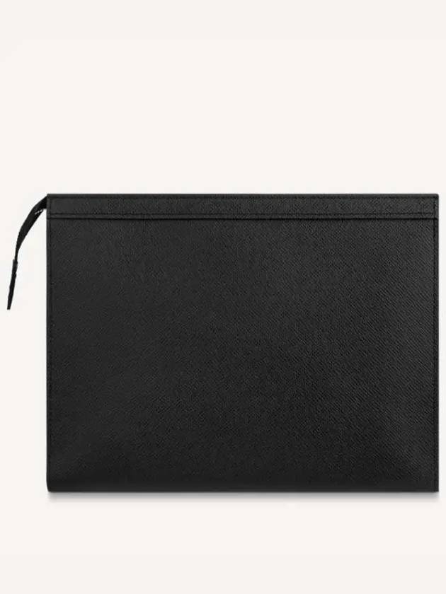 Pochette Voyage Taiga Leather Pouch Bag Black - LOUIS VUITTON - BALAAN 5