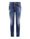 Skater Skinny Cut Jeans Blue - DSQUARED2 - BALAAN 2