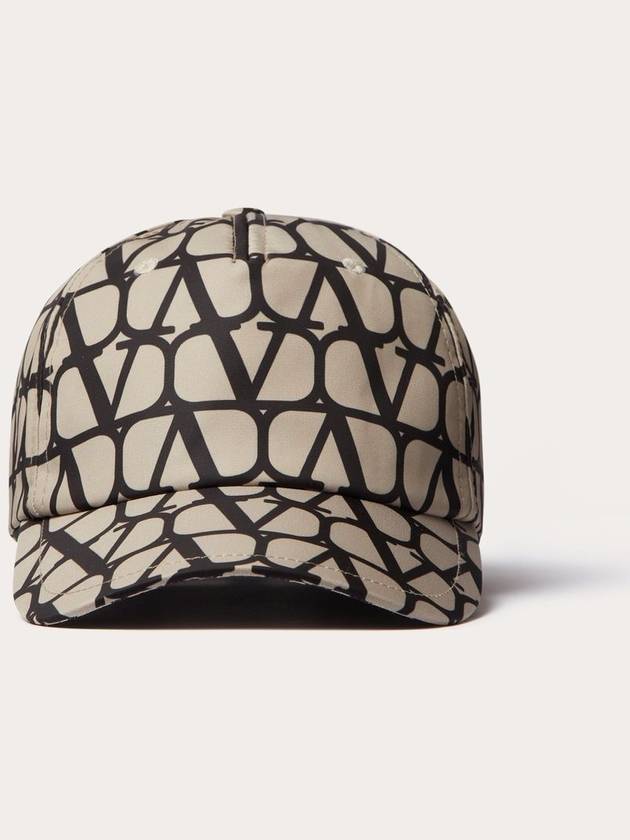 Iconographe Base Ball Cap Beige - VALENTINO - BALAAN 3