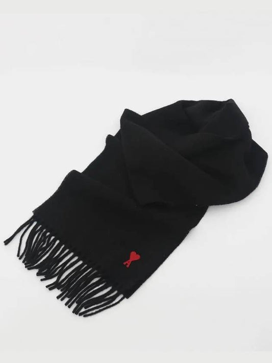 Muffler Scarf BFUSF405 334 001 BLACK - AMI - BALAAN 2