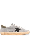 Superstar Suede Low-Top Sneakers Grey - GOLDEN GOOSE - BALAAN 1