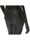 Women Cool Girl Slim Fit Jeans Black - DSQUARED2 - BALAAN.