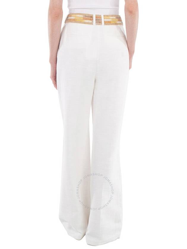 straight pants 3824PSS231 IVO white - ZIMMERMANN - BALAAN 4