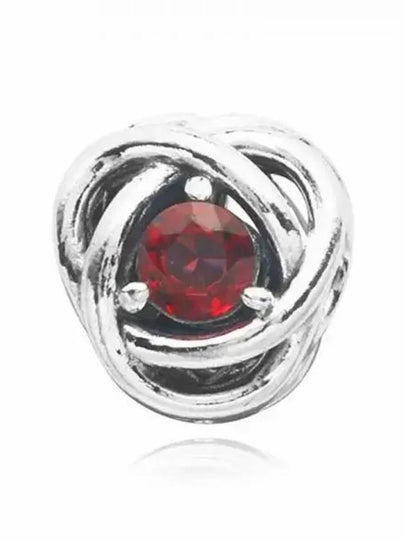 True Red Eternity Circle Bracelet Charm Silver Red - PANDORA - BALAAN 2