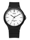 Co Signed Resin Band Analog Watch White Black - CASIO - BALAAN 3