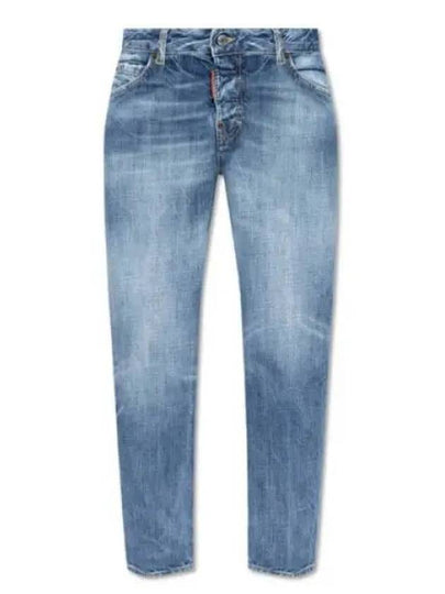 Cool Girl Crop Jeans Blue - DSQUARED2 - BALAAN 2