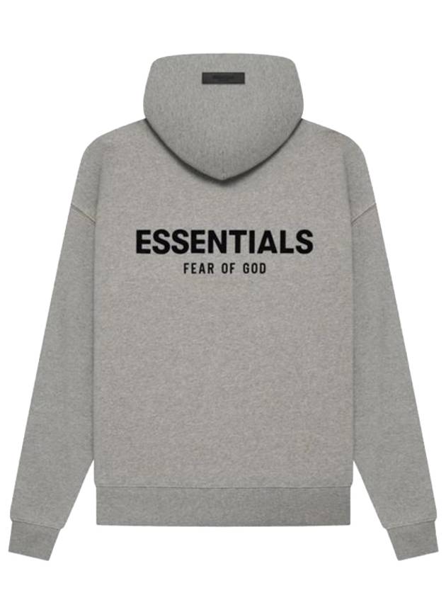 Essential The Core Collection Hooded Dark Oatmeal Men - FEAR OF GOD ESSENTIALS - BALAAN 1