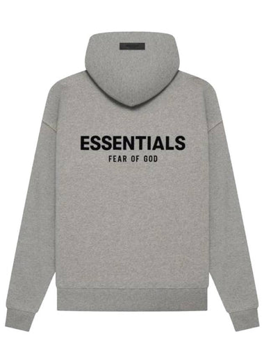 Essential The Core Collection Hooded Dark Oatmeal Men - FEAR OF GOD ESSENTIALS - BALAAN 1