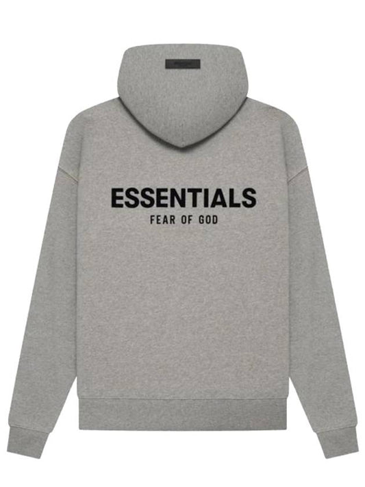 Essential The Core Collection Hooded Dark Oatmeal Women - FEAR OF GOD ESSENTIALS - BALAAN 1