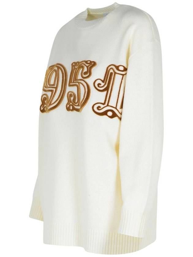 Max Mara 'Fido' White Cashmere Blend Sweater - MAX MARA - BALAAN 2