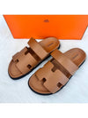 Chypre Men s Sandals Slippers Gold - HERMES - BALAAN 3