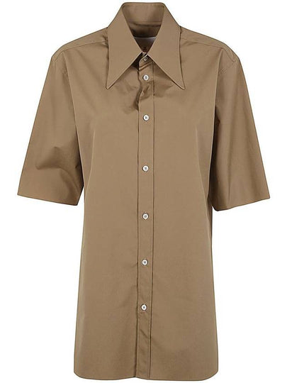 short sleeve shirt S67DR0009 S43001 114 CAMEL - MAISON MARGIELA - BALAAN 2