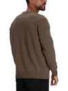 Lambswool GRS Crew Neck Knit Top Beige - CP COMPANY - BALAAN 5