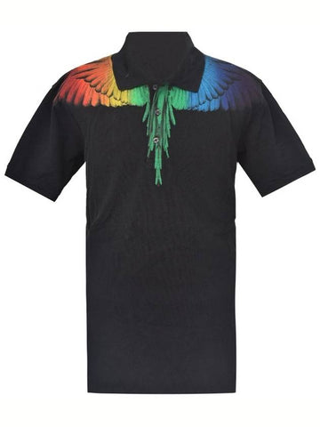 12th Anniversary Rainbow Wing PK T Shirt CMGB001S181950071088 - MARCELO BURLON - BALAAN 1