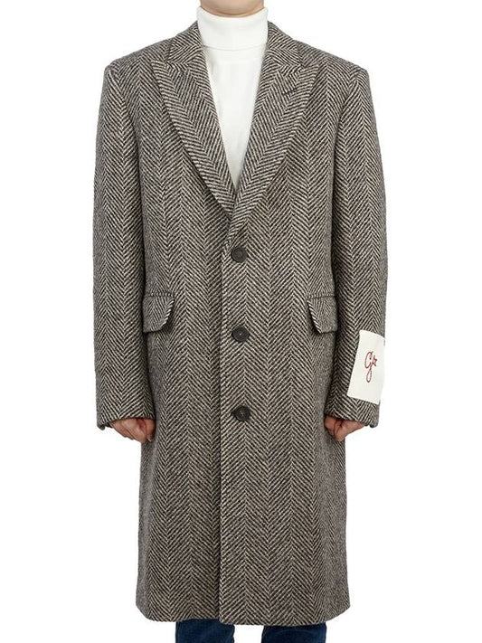 Sleeve Tag Single Coat Grey - GOLDEN GOOSE - BALAAN 2