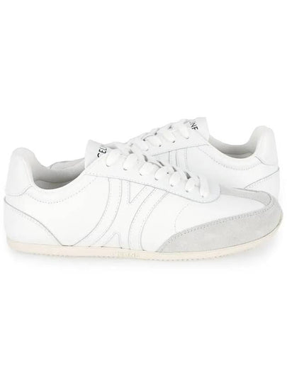 Jogger Lace Up Low Top Sneakers White - CELINE - BALAAN 2