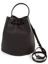 Small Grainy Leather TB Bucket Bag Black - BURBERRY - BALAAN 3