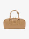 Arcadie Leather Tote Bag Beige - MIU MIU - BALAAN 2