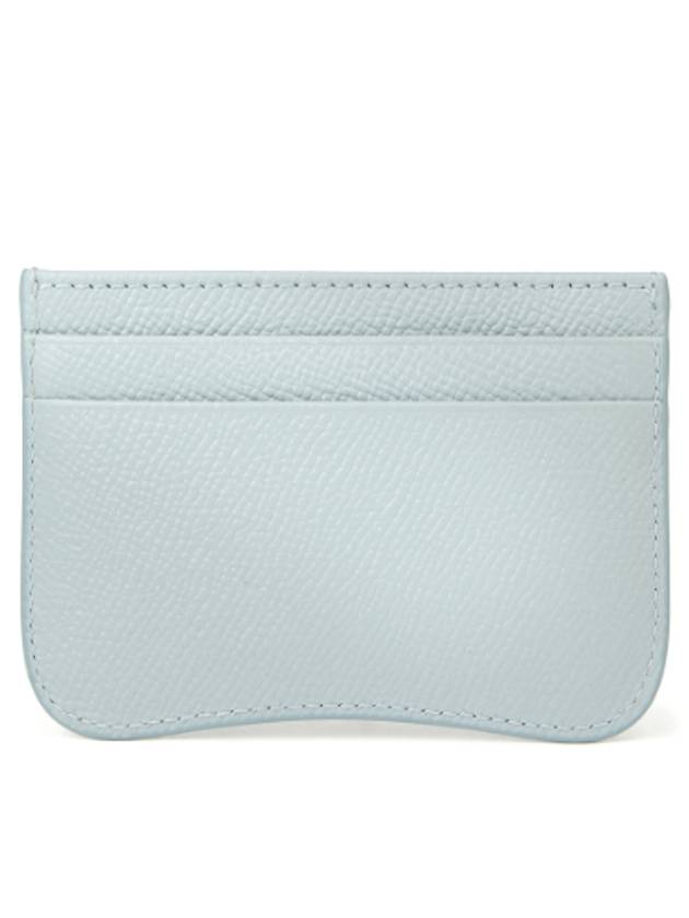 heart logo card wallet holder blue - AMI - BALAAN 3