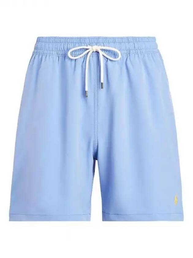 logo embroidery swim shorts sky blue - POLO RALPH LAUREN - BALAAN 2