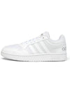 Women's Sneakers Hoops 30 Low All White GX6893 - ADIDAS - BALAAN 5