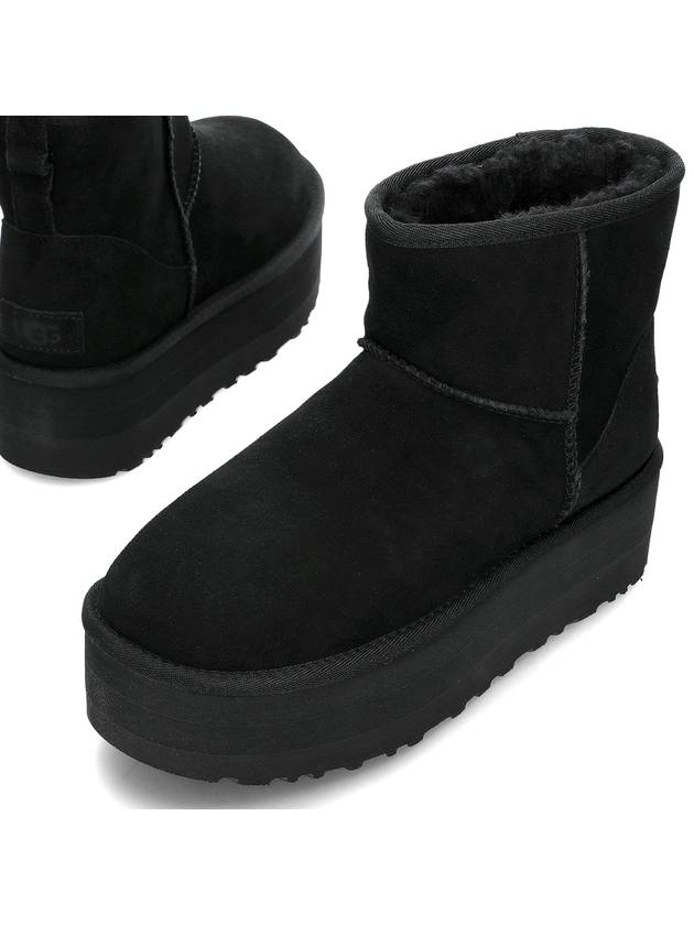 Classic Mini Platform Suede Winter Boots Black - UGG - BALAAN 2