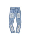 DAMAGE VER2 DENIMPANTS BLUE - LIBERE - BALAAN 2