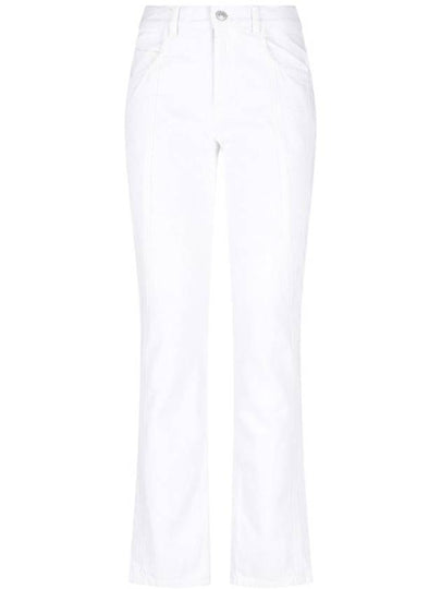 Denim Straight Pants PA0047FA A1H23I20WH WHITE - ISABEL MARANT - BALAAN 2