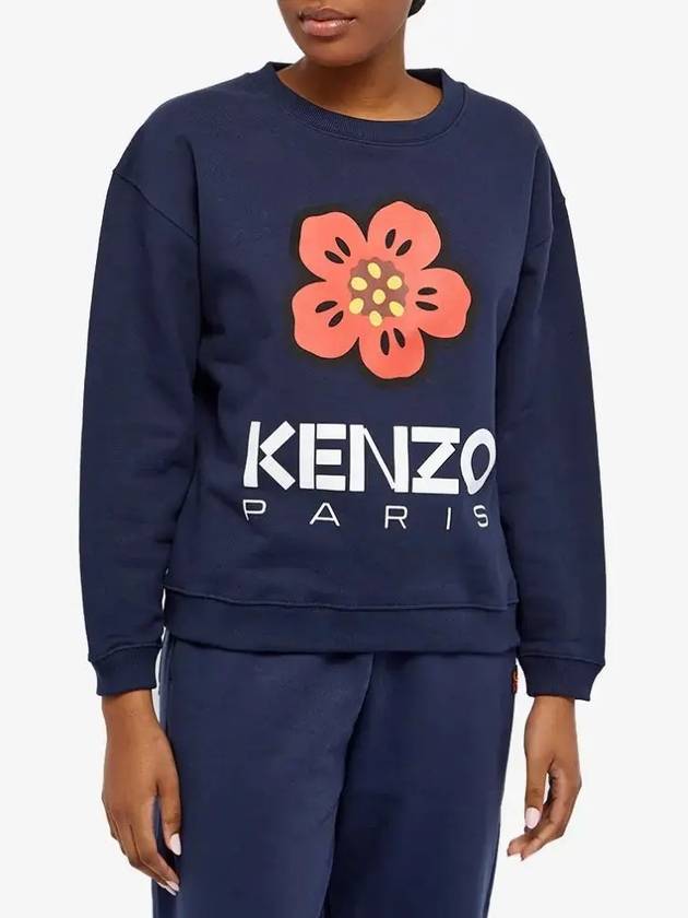 Boke Flower Sweatshirt Navy - KENZO - BALAAN 5