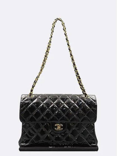 patent shoulder bag - CHANEL - BALAAN 1