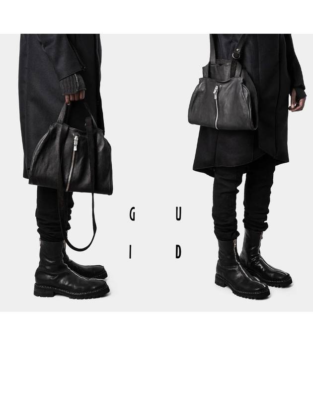 Soft Horse Cross Bag Black - GUIDI - BALAAN 4