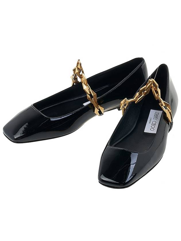 Women s Diamond Tilda Flat Shoes SOP BLACK - JIMMY CHOO - BALAAN 1