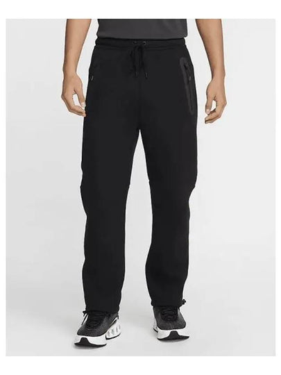 Tech Fleece Open Hem Track Pants Black - NIKE - BALAAN 2