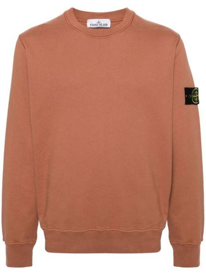 Wappen Patch Garment Dyed Sweatshirt Brown - STONE ISLAND - BALAAN 2