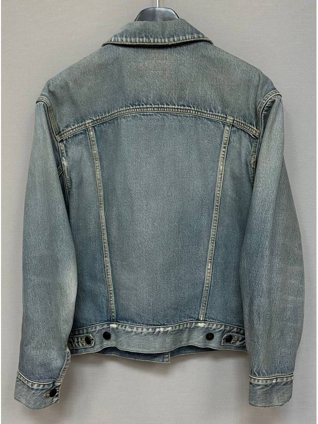 Oversized denim jacket - SAINT LAURENT - BALAAN 4