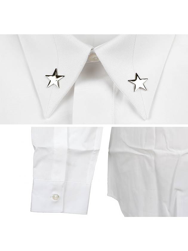 6013 300 100 Star Neck Point Shirt - GIVENCHY - BALAAN 6