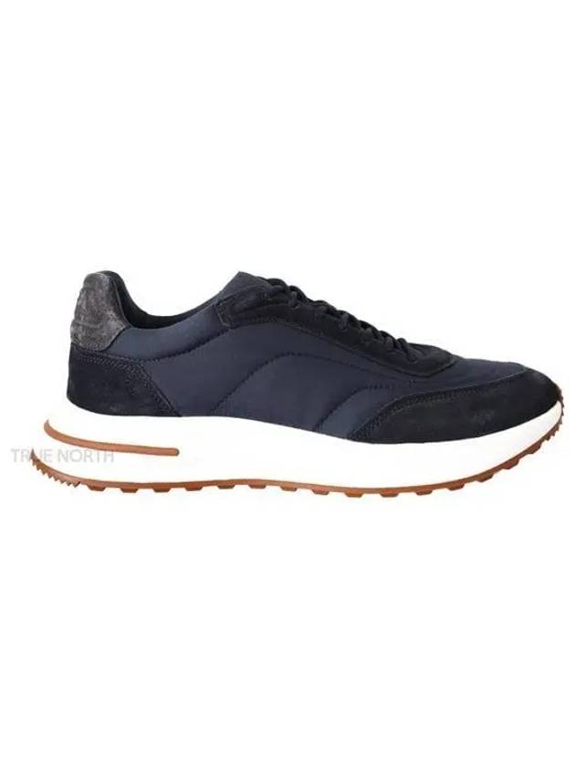 Week-End Walk Microfiber Storm System Sneakers Navy - LORO PIANA - BALAAN 2