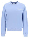 California Crew Neck Cotton Sweatshirt Light Blue - SPORTY & RICH - BALAAN 6