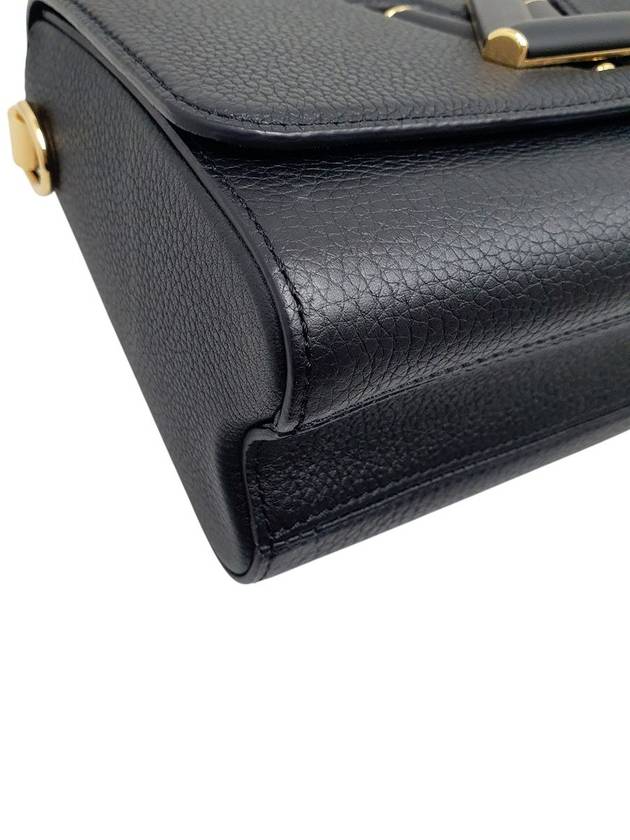 M58688 Black Taurillon Leather Top Handle Twist MM Shoulder Bag - LOUIS VUITTON - BALAAN 7