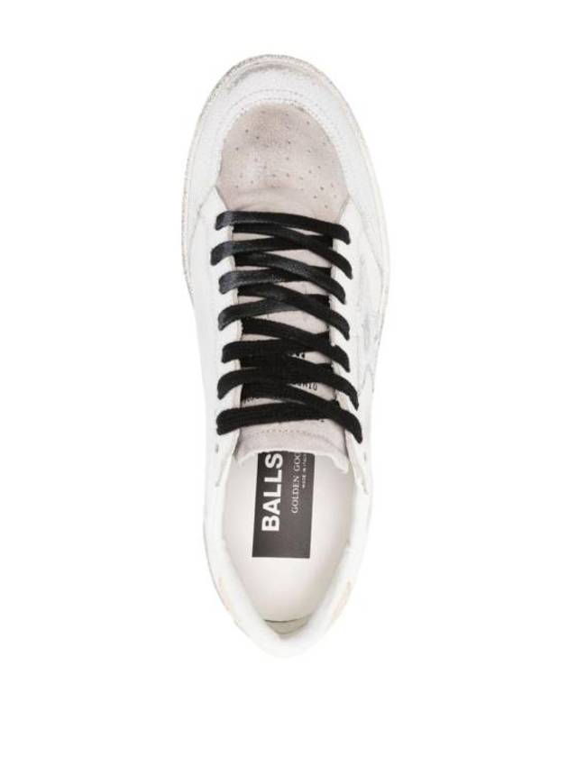 Ballstar Gold Top Low Top Sneakers White - GOLDEN GOOSE - BALAAN 3