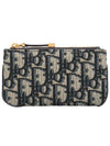 Travel Oblique Jacquard Key Holder Blue - DIOR - BALAAN 1