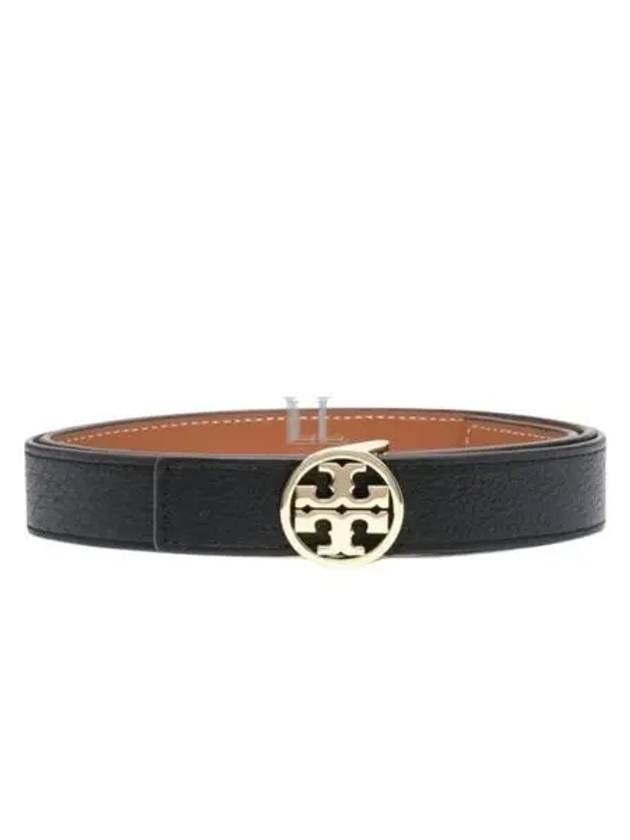 1 Miller Reversible Leather Belt Black Classic Cuoio - TORY BURCH - BALAAN 2