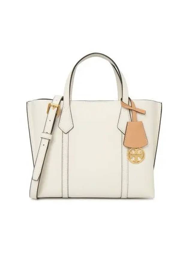 Perry Triple Compartment Small Tote Bag Ivory - TORY BURCH - BALAAN 2