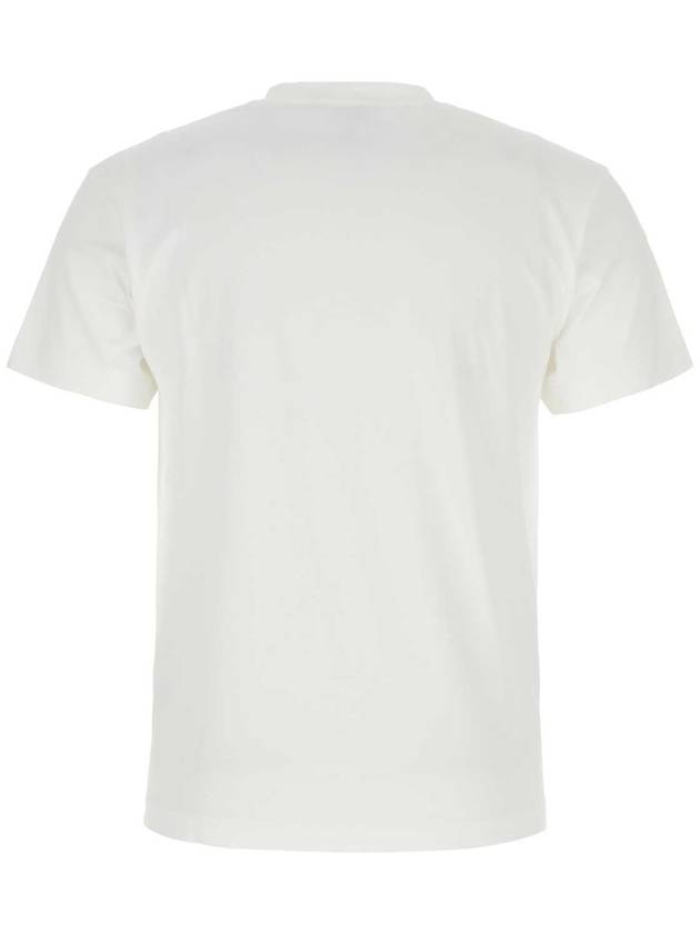 Men's Stellina Short Sleeve T-Shirt White - STONE ISLAND - BALAAN 3