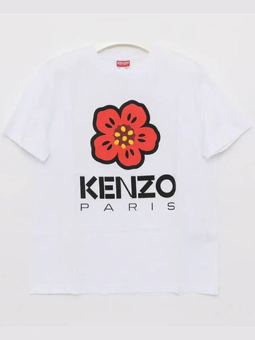 Balk flower print short sleeve women s t shirt 2TS039 4SO 01 - KENZO - BALAAN 1