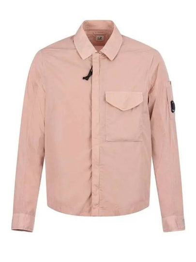 Men's Chrome R Over Shirt Zip Up Jacket Pink - CP COMPANY - BALAAN 2