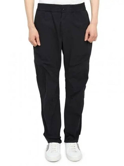 Waistband Elastic Straight Pants Black - TEN C - BALAAN 2