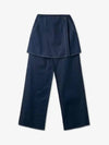 Straight skirt layered pants blue CRTWWBOT013COT0360095 - SUNNEI - BALAAN 2